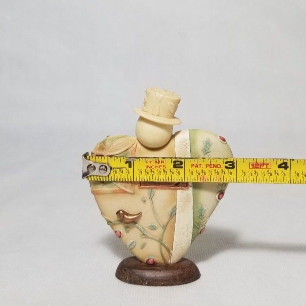 Vintage Enesco Take Heart by Karen Hahn Figures "Giggle" "Cozy" "Laugh" 2007 - Picture 9 of 12